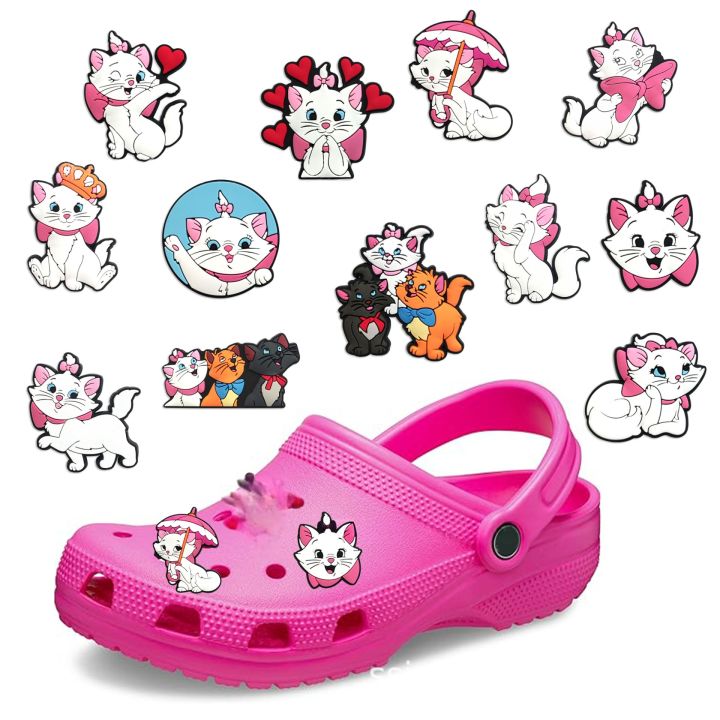 Mesuca%2012Pcs%20Elegance%20Marie%20Cat%20The%20Aristocats%20Shoe%20Charms%20PVC%20Cute%20Cartoon%20Decorations%20Reusable%20Clog%20Shoe%20Ornaments%20Accessories%20-%20Image%204
