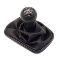 23mm For Volkswagen VW Golf 4 IV MK4 GTI R32 Bora Jetta 5 Speed Black Frame Gear Shift Knob Lever Gaiter Boot 1999-2004.