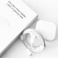 I-phone Three Pin Charger 20W Power Adapter With USB-C To Lightning Cable. 