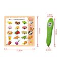 Kids Talking Pen English Early Educational Reading Machine Book Smart Reading Pen Children Study Papers Learning Animal Toys for Boys and Girls Best Birthday. 