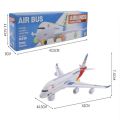45cm airbus A380 aircraft moving 360° eletric Aeroplane Toys Kids Boy Fancy Electric Airplane Toy With Flashing Light And Sound. 