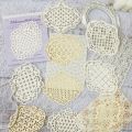 Journamm 10 PCS Hollow Scrapbook Paper Pack for Scrapbooking Card Making Junk Journals DIY Crafts Creative DIY Material Paper.