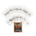 IRIN R12 12-string Folk Guitar Strings in Phosphor Bronze with PU Coating Acoustic Guitar Strings Folk Guitar Accessories Parts. 