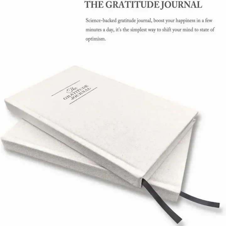 Reflection Writing Notebook Hardcover & Mindfulness Size Five Minute Gratitude Manifestation ...