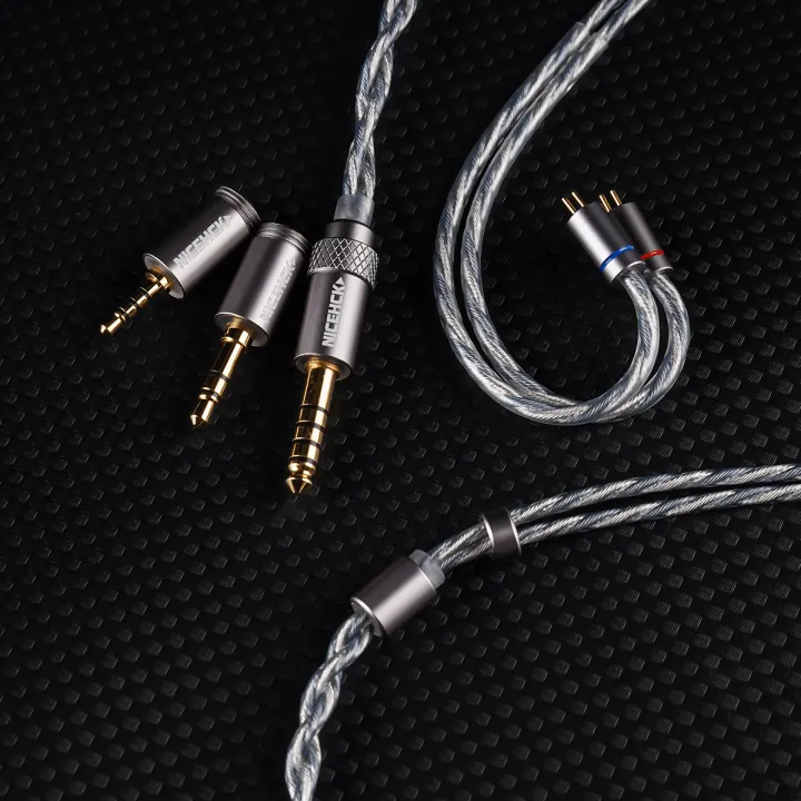 NICEHCK%20BlueLuna%20Silver%20Plated%20OFC%20Flat%202Pin%20HiFi%20Earphone%20Upgrade%20IEM%20Cable%203-in-1%20Detachable%20Plugs%20for%20HIMALAYA%20NX8%20DaVinci%20-%20Image%206
