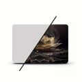 Two floral laptop art stickers, non-reusable. Waterproof and scratch-resistant laptop skin sticker for laptops. 