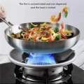 Energy Saving Gas Stove Cover – Universal Round Windproof Flame Shield Disk Bracket for Kitchen Burner (1 Piece).