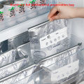 HUAHUABag of 10 Large Aluminum Foil Food Storage Bags; Reusable, Fresh-Keeping, Leakproof Freezer Safe Ziplock Pouch.HUAHUA.