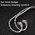 QKZ T7 336 Core Silver-Plated Earphone Upgrade Cable HiFi 4-Strand 3.5MM/2Pin Eearphone Cable for QKZ ZXN HBB ZXT VK4 EDX.
