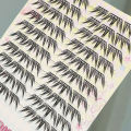 C Curl 11-12mm Comics Eyelash Clusters Flying Fluffy Sunflower False Eyelashes Soft Thick Simulated Lash Extension.
