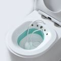 Sitz Bath Tub For Adults Women  Toilet bidet Tub bowl for piles postpartum foldable flusher. 