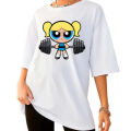 Girls Super Powerful Blouse Training Streetwear T-shirt Women's Shirt Academy Gym Fitness T-shirt. 