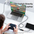 CABLETIME USB C Video Capture Card 100W PD Card 2-in-1 USB A/USB C 1080P@60Hz 5Gbps for Tablet Laptop  Switch 2. 