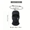 Breathable Black Cross Balaclava Full Face Ski Mask Perfect for Bicycle, Motorcycling, Hiking, Skiing Outdoor Sports Tool.