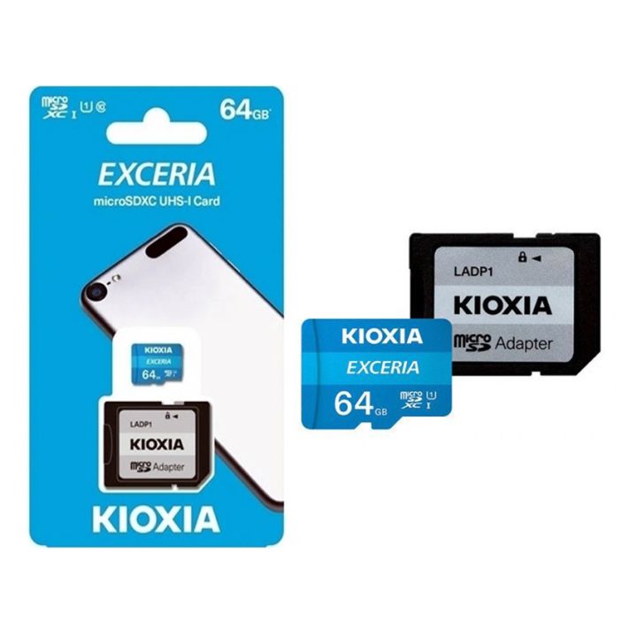 KIOXIA EXCERIA 64 GB Memory card with Data fetching speed of 100 Mbs 100% Original Quality Suits with All Android Mobiles and Cameras,Makes your Data Safe and Anti corruption system that safes your data from corrupting.