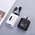 Original Samsung 25W UK Plug Super Fast Charger UK 3 Pin Usb Type C Cargador Cable For Galaxy Z Flip Fold 5 4 3 S24 S21 Note 20 10 Ultra A54 A70,50/A80/A80,A71,A72,A73,A51,A52,A53,A31,A32,A33,A04 ,A02s Samsung All Model Sported,. 