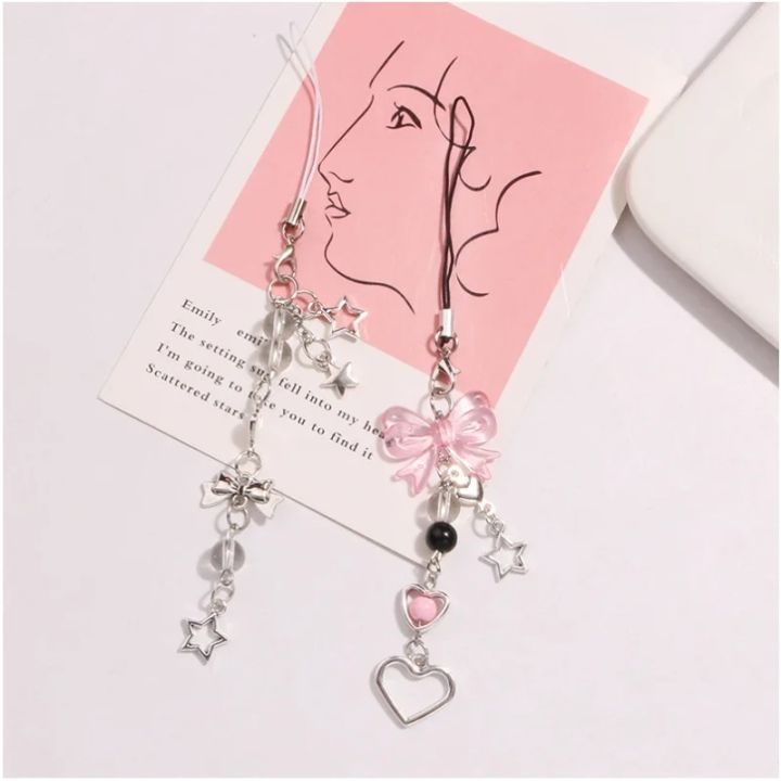 Y2K%20Kawaii%20Cute%20Phone%20Strap%20Charm%20Bow%20Heart%20Star%20Keychain%20Pendant%20Key%20Chain%20Bag%20Phone%20Chain%20Accessory%20For%20key%20All%20Phone%20Case%20-%20Image%202