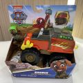 Original PAW Patrol Rescue Wheels Vehicle Toy with Collectible Action Figure Roxi Boomer Skye Chase Rocky Kids Toy Birthday Gift. 