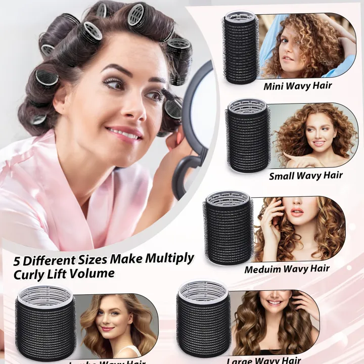 VELCRO%20Hair%20Rollers%20self-grip%20curling%20set%20+Clips%20in%20Different%203%20Sizes%20(6%20PCS)%20-%20Image%205