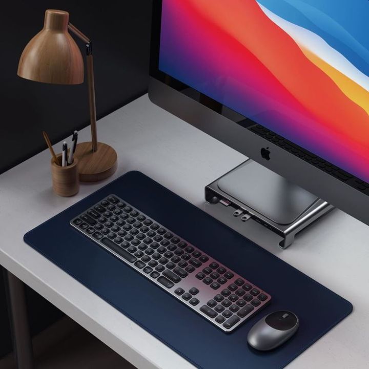 Navy Blue Desk Mat, Mouse Pad,Waterproof Desk Pad,Large Mouse pad for ...