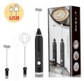 Milk Frother, 3 Gear Adjustable Coffee Frother Electric Whisk, USB Rechargeable Milk Froth with Portable Stainless Steel Stirring Head. 