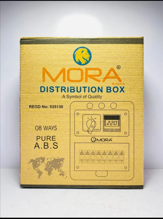 PVC%20BOX%20/%20Distribution%20Box%208-Ways%20Suaitable%20For%20Mini%20Circuit%20Breaker%20Single%20Phase%20Selector%20up%20to%2032A%20Single%20Volt%20Meter%20MORA%20Bulgaria%20Imported%20%20Product%20-%20Image%202