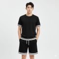 T-shirt & Half Pant For Men[black and white ] Design|fashionable. 