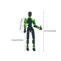 Lucky 13 Figure Toys Dummy 3D Printed Movable Shapeshift Robot Action Figuras DIY Mannequin Decompression Toys For Boy Gifts. 