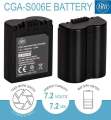 Panasonic Lumix CGA-S006 Battery for DMC-FZ7, DMC-FZ8, DMC-FZ18, DMC-FZ28, DMC-FZ30, DMC-FZ35, DMC-FZ38, DMC-FZ50 Digital Camera. 
