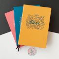 Blank A5 Journal | Its your time to shine | Notebook | Diary | Hardcover Blue, Pink or Mustard. 