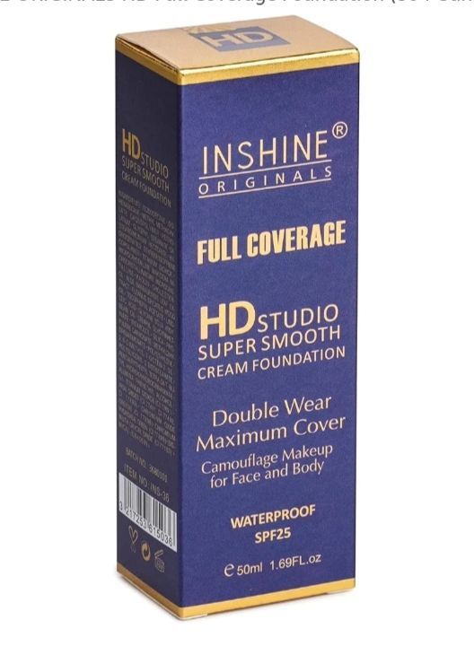Inshine Full Coverage HD Studio Foundation 50Ml
