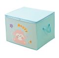 Foldable Storage Box for Clothes, Quilts & Toys | Cartoon Animal Design Kids Organizer | Dustproof Travel Bag. 