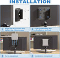 Mac Mini VESA Bracket for Mac Mini 2011 to 2024 M2 Pro Wall Mount Bracket non-slip save desktop space ventilate dissipate heat.