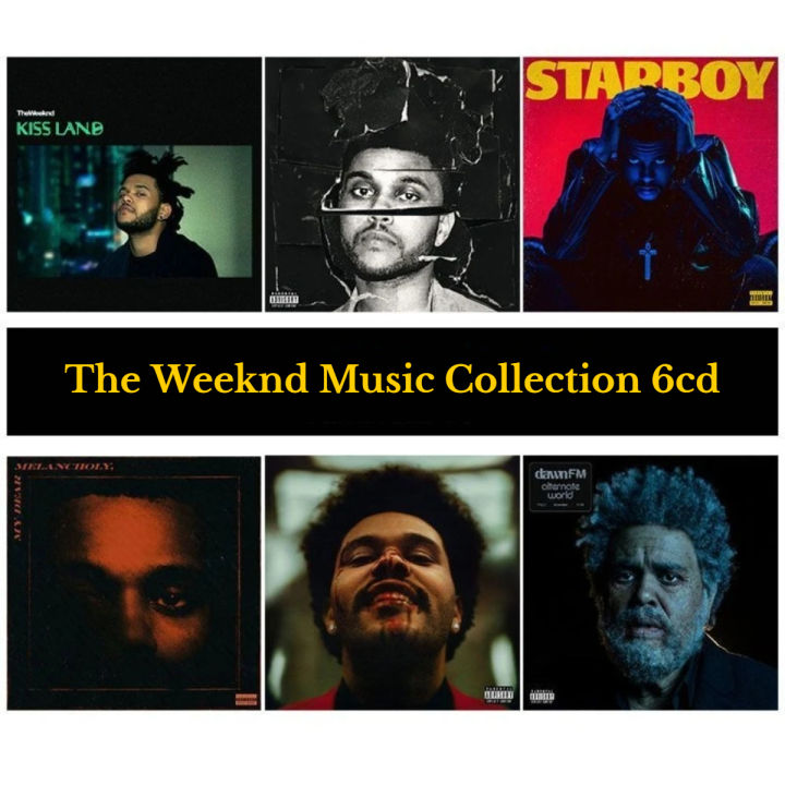 Weeknd Cd Collection The Weeknd Greatest Hits 6CD Disc Only No Cover, Western Pop Music ...