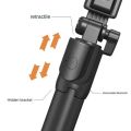 Cell Phone Selfie Stick Tripod Bluetooth Remote Wireless Selfi Stick Phone Holder Stand with Beauty Fill Light for Phone. 