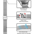 14/16/18/20/22mm Universal Milanese Watchband Quick Release Watch Band Mesh Stainless Steel Strap Wrist Belt Bracelet Silver.