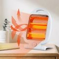 Infrared Heater, Electric Infrared Heater with 2 Power Levels, Tilt Protection, Overheating Protection, Ideal for Living Room, Bedroom, Office (White) Space Heater 400 Watt / 800 Watt. 