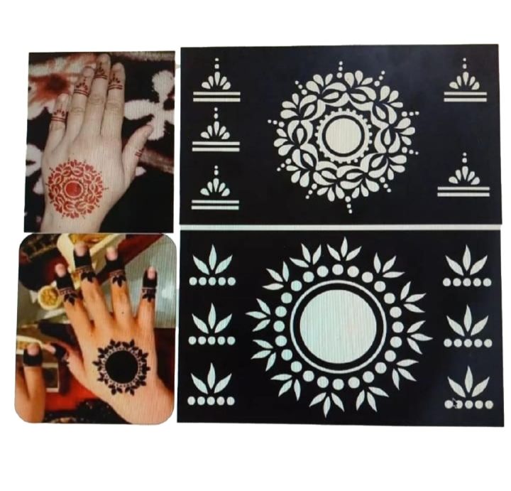 New mehndi design mehndi sticker 36