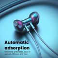 Bluetooth 5.2 Earphones Neckband Headphones TWS Wireless Headsets HiFi Stereo LED Digital Display Dual Mode Waterproof Earbuds.