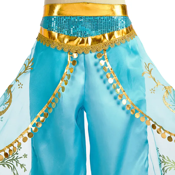 Kids%20Arabian%20Princess%20Dress%20Girls%20Halloween%20Jasmine%20Costume%20Children%20Carnival%20Cosplay%20Party%20Disguise%20Girl%20Sequins%20Pageant%20Outfit%20-%20Image%205