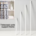 30-90CM Multi Purpose Spring Loaded Extendable Telescopic Curtain Pole Tension Rail Net Voile Pole Net Rods Curtain Telescopic. 