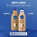 NIVEA Cocoa Nuurish Body Lotion for Dry Skin with Hyaluronic Acid, 72Hr Moisturizer, Value Size 33.8 fl oz. 