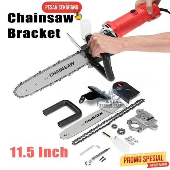 CHAINSAW ATTACHMENT FOR ANGLE GRINDER , WOOD CUTTING ATTACHMENT, TREE CUTTER ATTACHMENT, ANGLE GRINDER PARTS