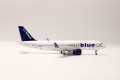 Air Blue Airlines Model (20cm) – 7.8" Full Metal Airplane with Wheels & Stand | Office & Home Decoration | Aircraft Model for Travel Agency. 