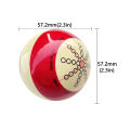 High-grade Manshield Red and white training billiard cue ball 1-1/2 standard 57.2mm American large advanced training ball artifa. 