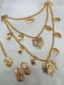 New Gold Style Dhuri in 3 Lari, Dhuri Set. 