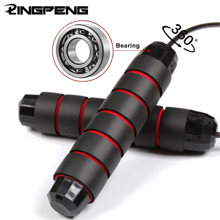 Skipping Rope with Ball Bearings Rapid Jump Rope Cable for Aerobic Exercise Speed Training Extreme Jumping Endurance Training