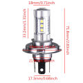 H4 Super White LED Headlight Bulb 6000-6500K High Low Beam LED Headlight IP67 Waterproof Auto Headlight 4000LM 80W 12V. 