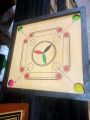 18,inch Wooden Carrom Board Game With Striker and Coins Set. 