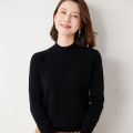 Autumn Winter Knitted Shirts Women Sweaters Pullover Tops Fashion Female Long Sleeve Skinny Elastic Casual Mock neck Sweater. 